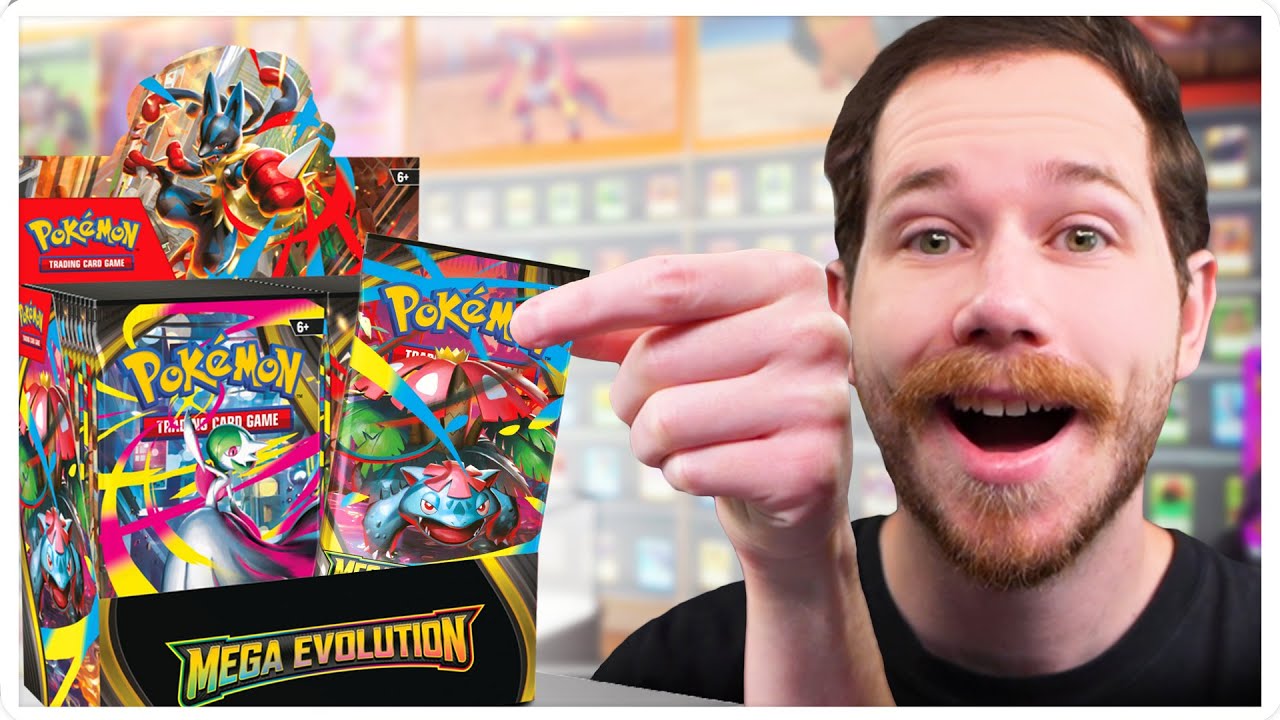 Открываем НОВЫЙ набор бустеров «Мега Эволюции» от Pokemon!