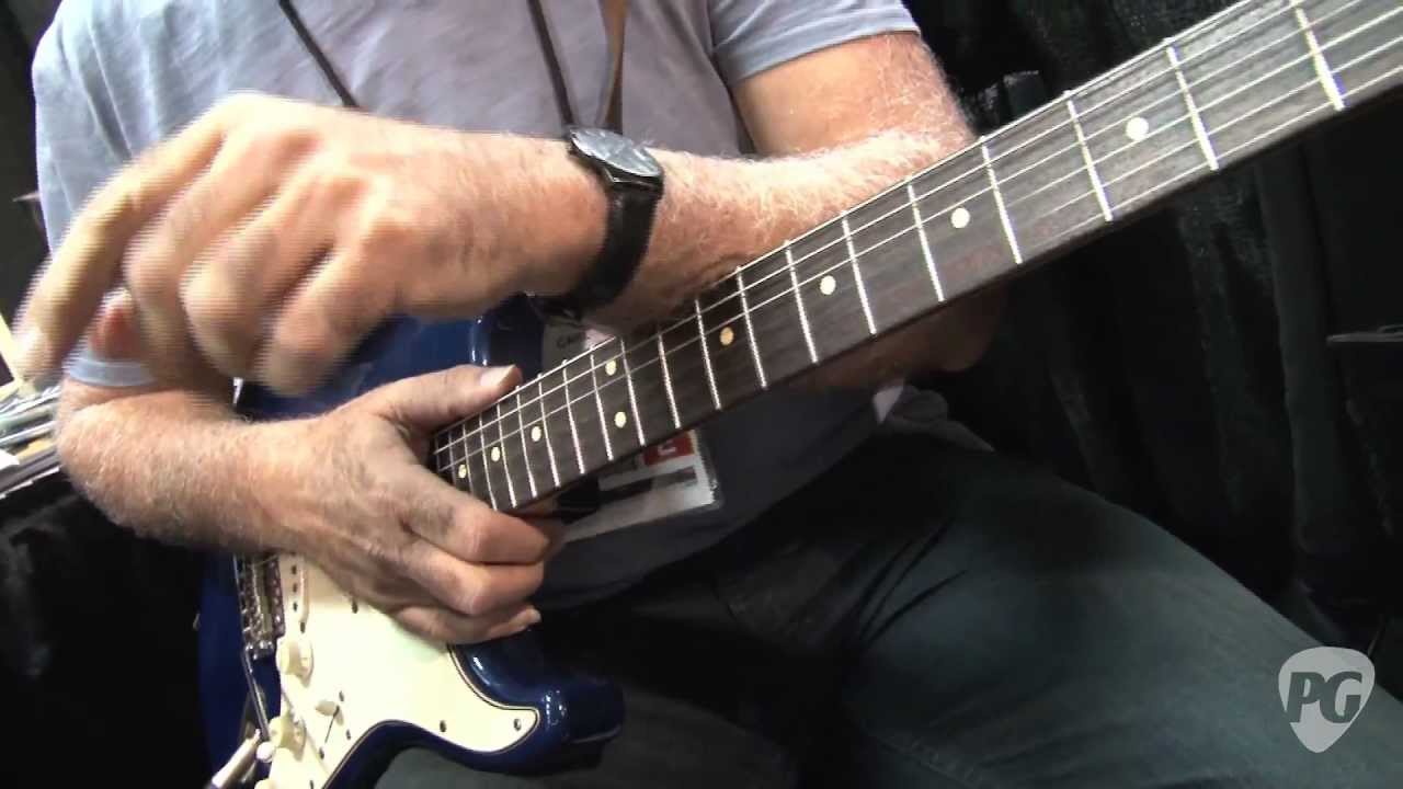 Summer NAMM '11   Dean Markley   Carl Verheyen Balanced Bridge Helix HD Strings Demo