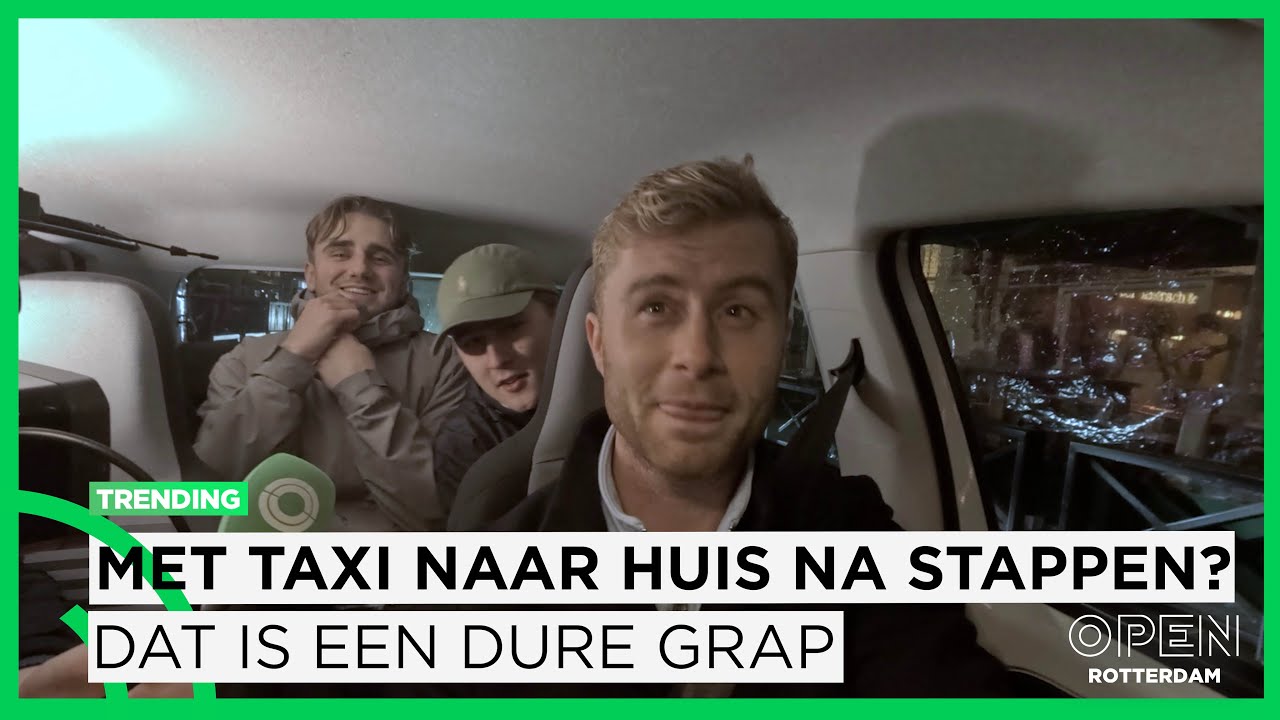 Rotterdammers verkiezen Uber boven reguliere taxi's: 'Vragen twee keer zo veel' | TRENDING
