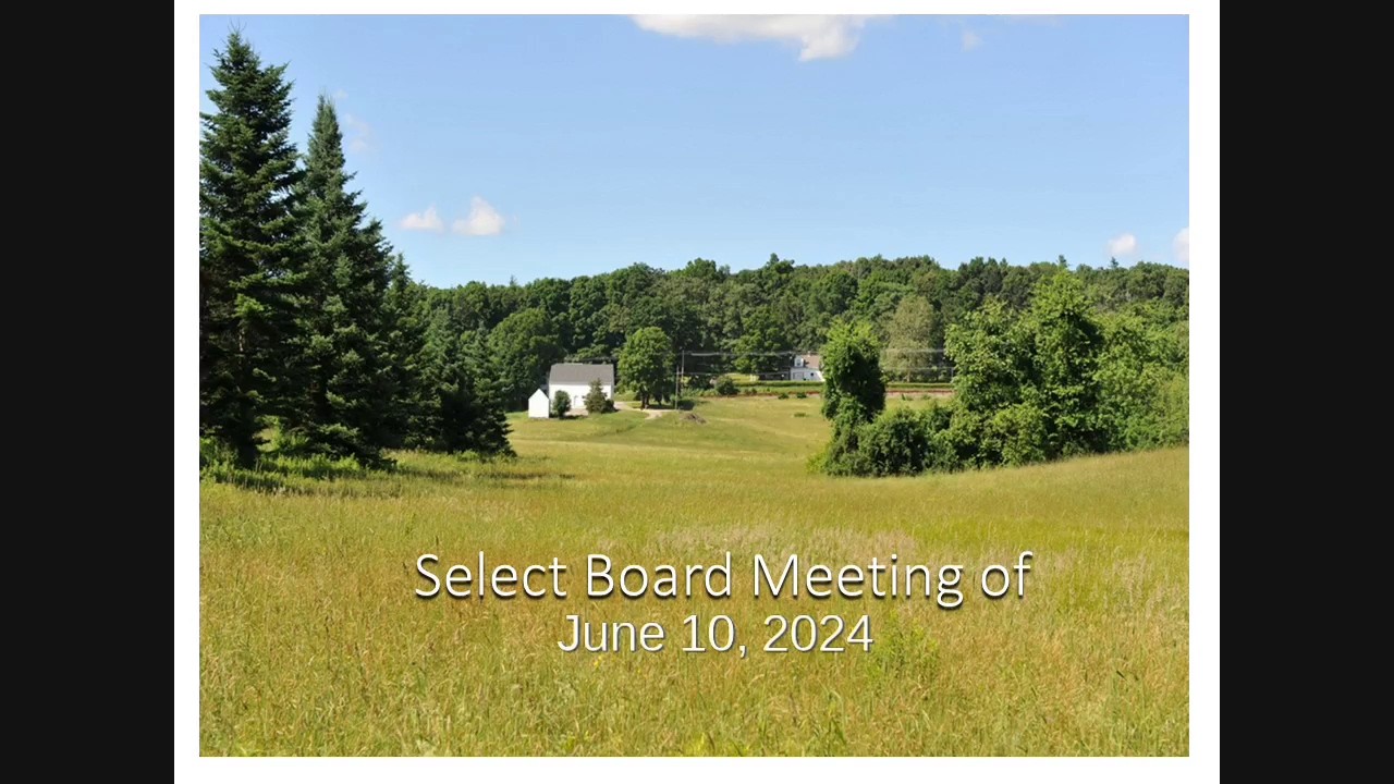 Select Board - June 10, 2024