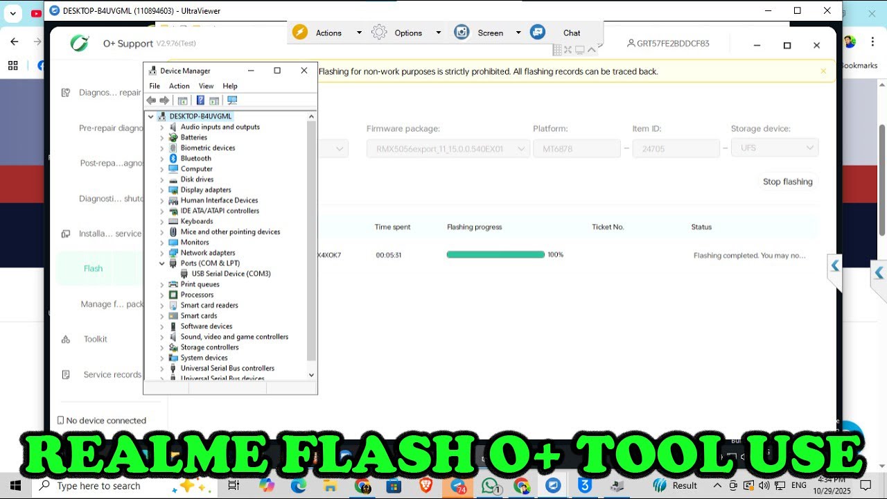 GRT TOOL Use Kaise Karen | Oppo O+ Flash Tool | Realme Flash Tool | How to use O+ flash tool