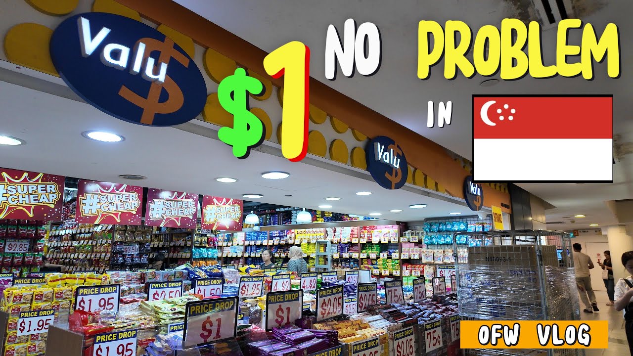 Budget-friendly Value Dollar Shop in Singapore - Pinoy OFW Vlog