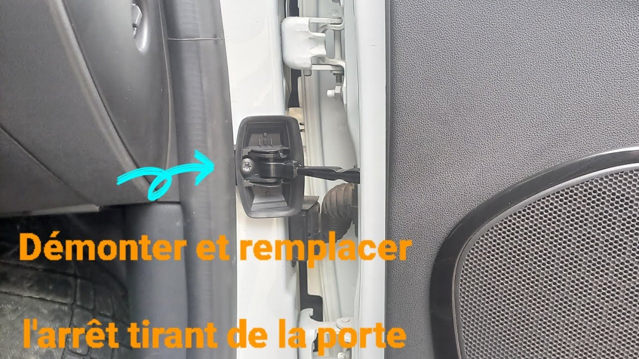 Démonter et remplacer l'arrêt tirant de la porte de la CLIO 4