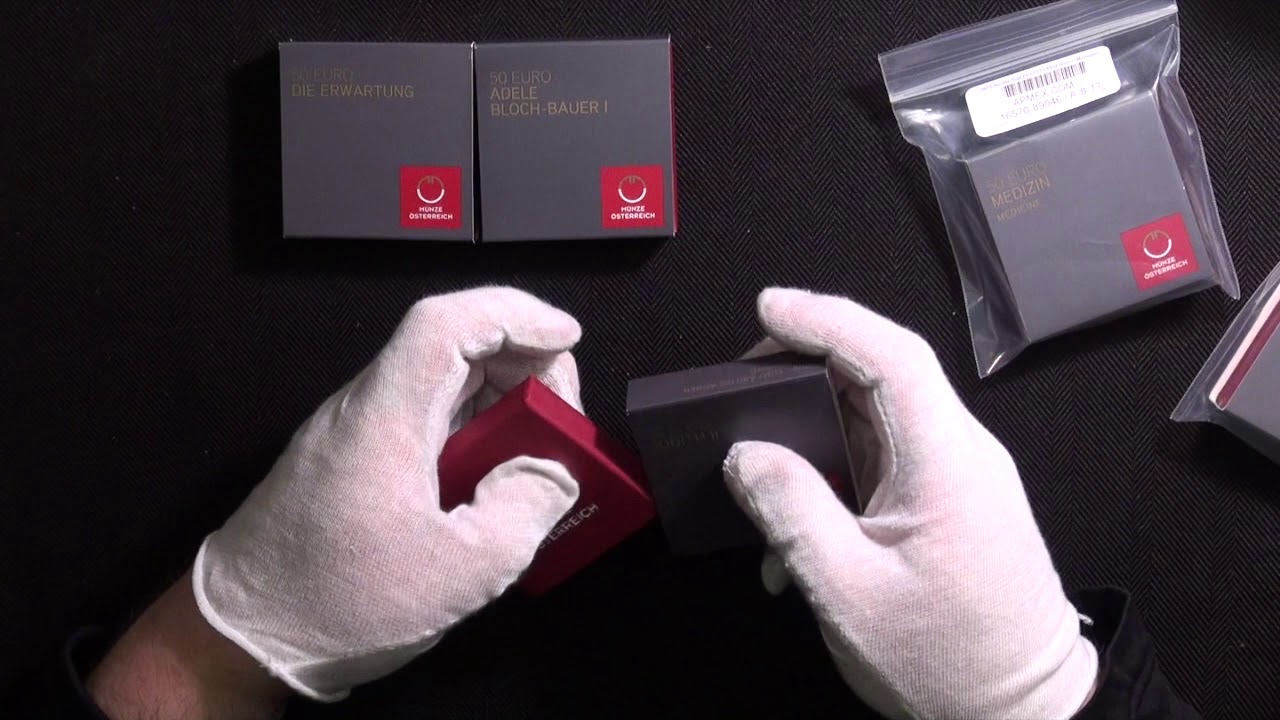 004 - ASMR Hotel - Unboxing $3,410 of Austrian Klimt Gold Coins (Tuning Forks)