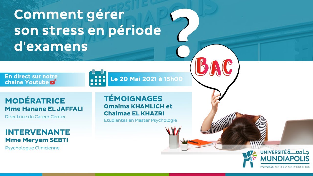 Comment gérer son stress en période d'examens ?