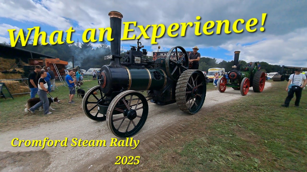 Cromford Steam Rally 2025 steam engines ,working plant ,diggers ,Derbyshire's premier steam show!
