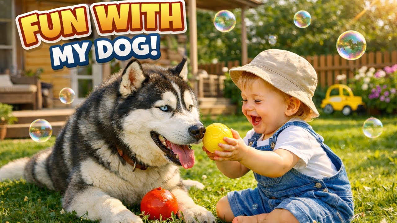 The Beautiful Friendship Between a Baby and a Husky🐶👶