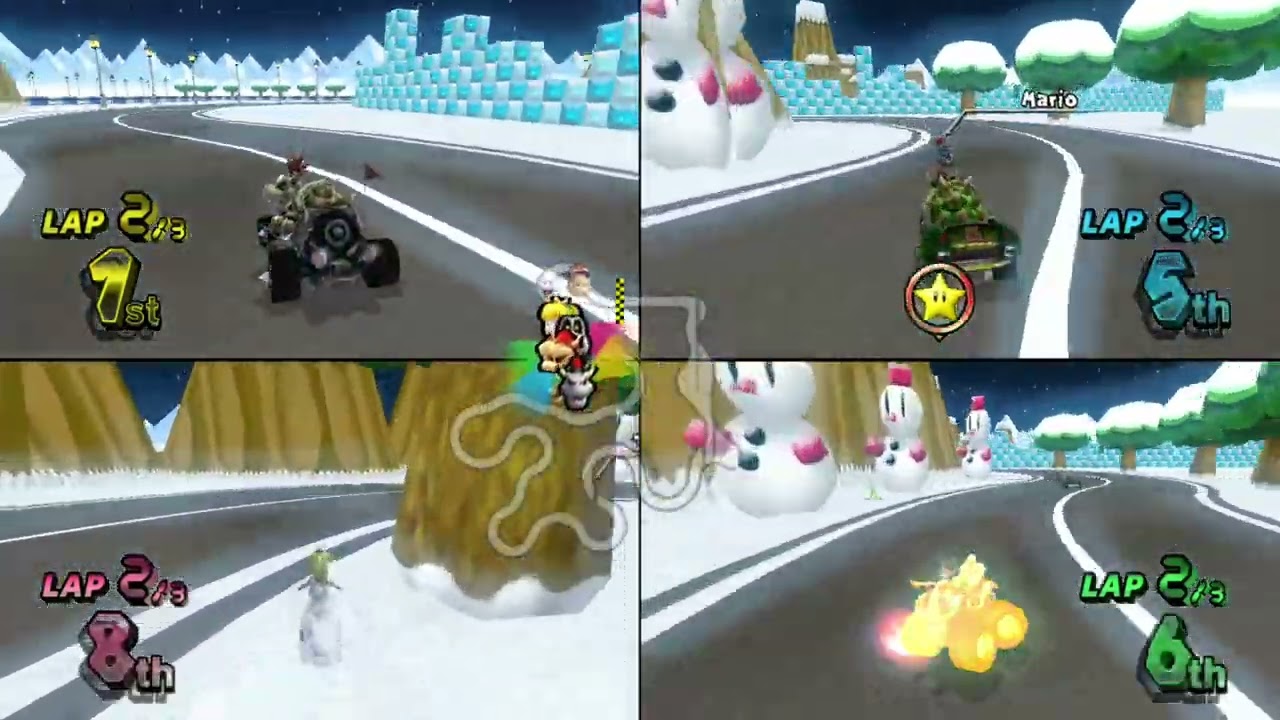 Mario Kart Wii Custom Tracks ✦ 4 Players 