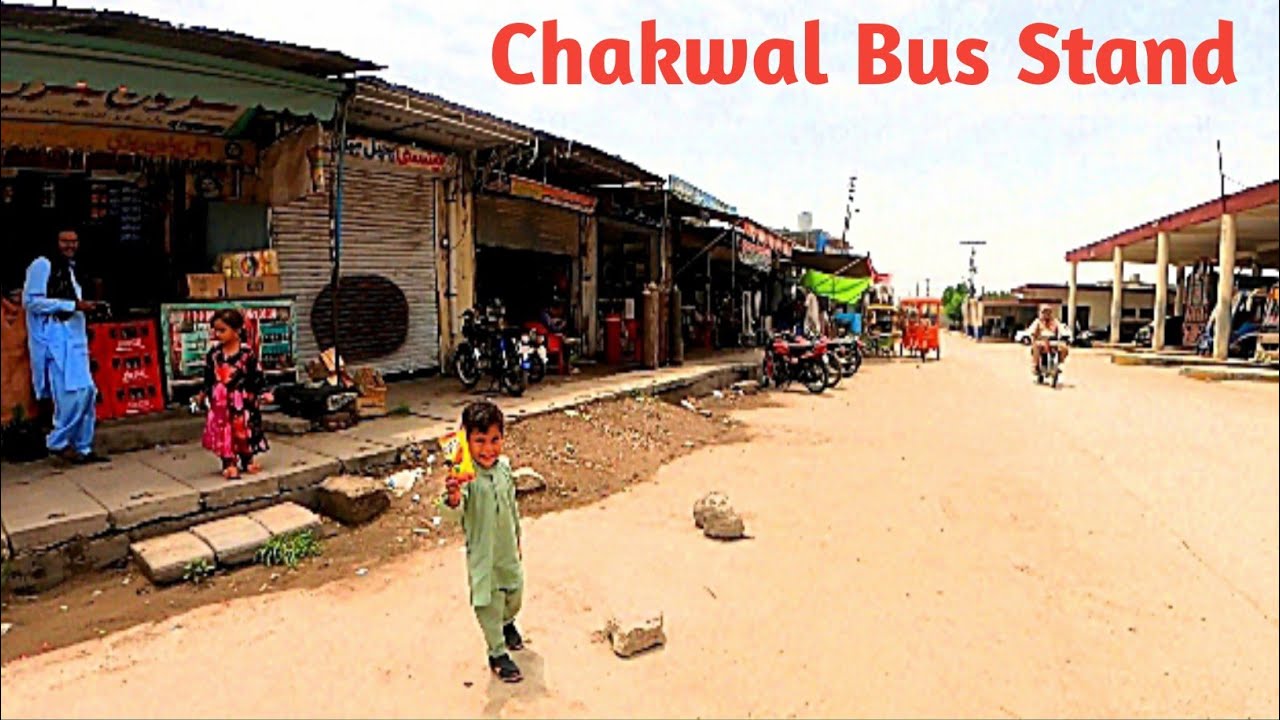 Walking In General Bus Stand Chakwal @eastwalks23