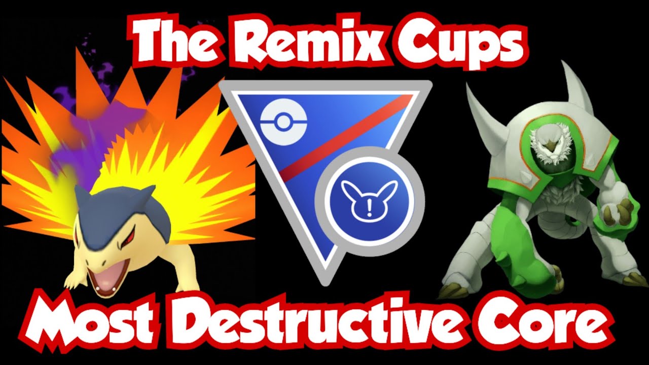ITS CRIMINAL this BUSTED core is NOT BANNED Great League Remix Cup FT Chesnaught Qwilfish Typhlosion