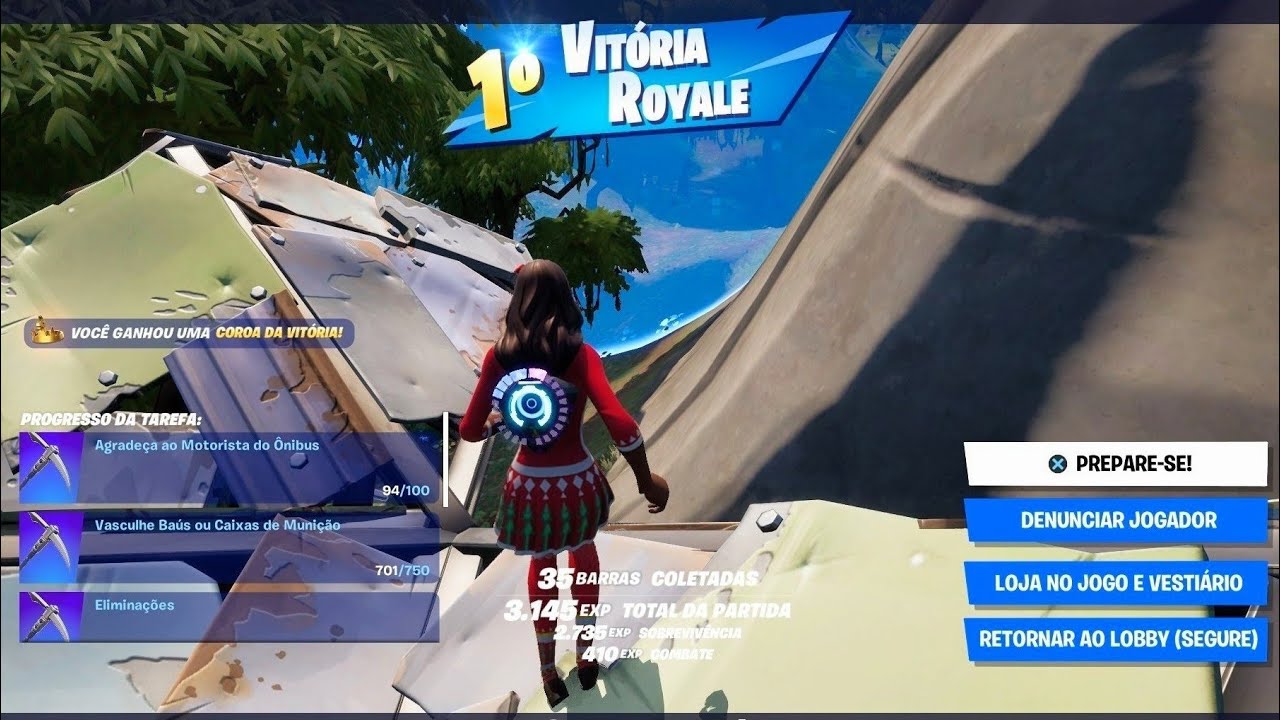 Fortnite Vitória Solo C3 T1
