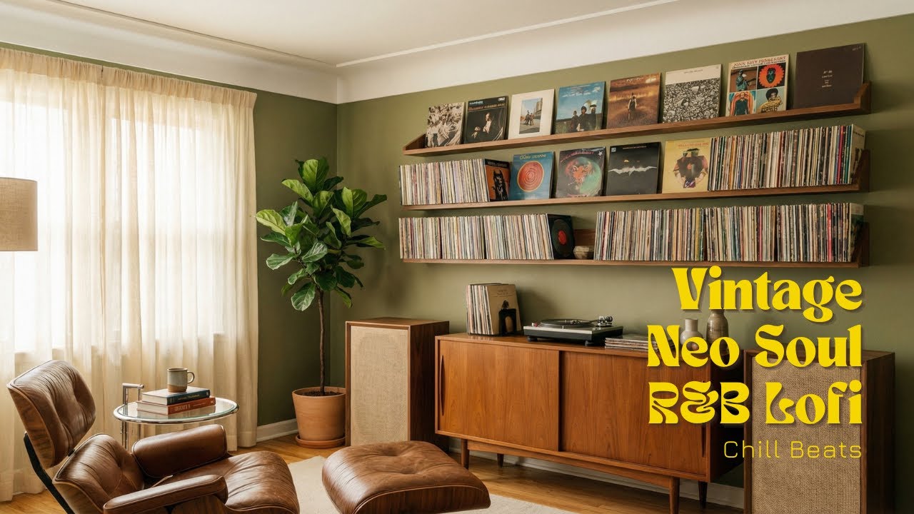 Soulful Vintage Ambient Room 📻 Neo Soul & R&B Lofi Chill Beats for Work, Study & Focus