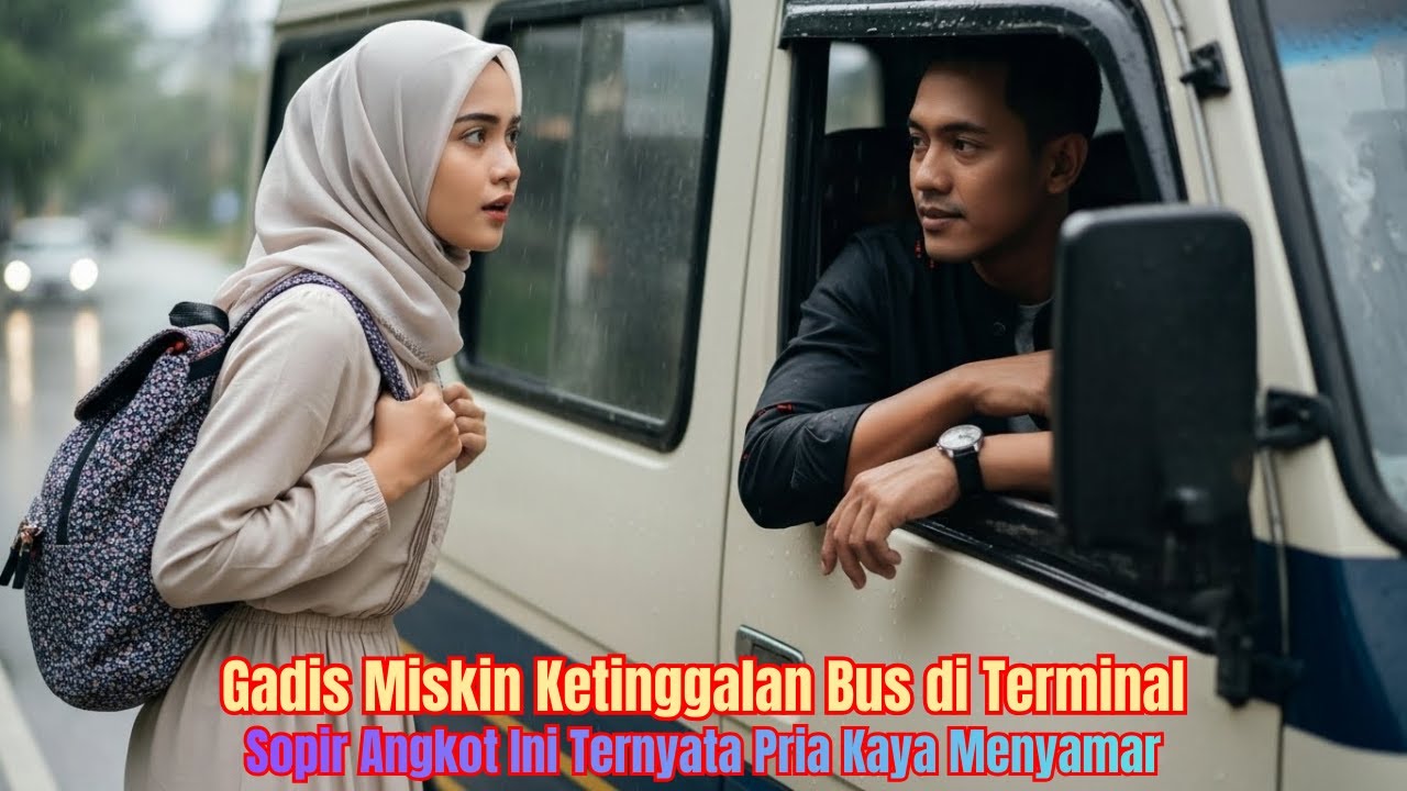 Gadis Miskin Ketinggalan Bus di Terminal, Sopir Angkot Ini Mengantarnya Pulang dan Ini Yang Terjadi