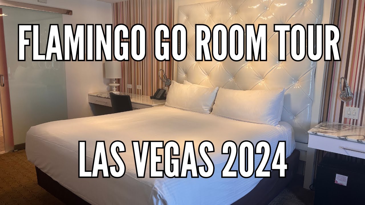 Flamingo Go Room Tour | King Bed Room Walkthrough | Las Vegas Hotel Room 2024