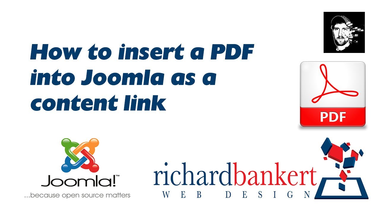 How to insert a PDF into Joomla as a content link