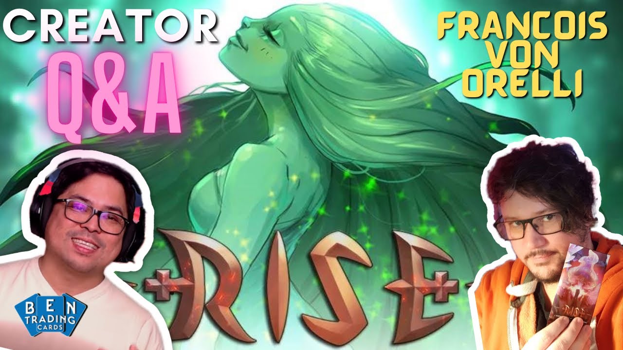 RISE TCG Creator - Francois Von Orelli - Answers Questions from Ben Trading Cards | Creator Q & A