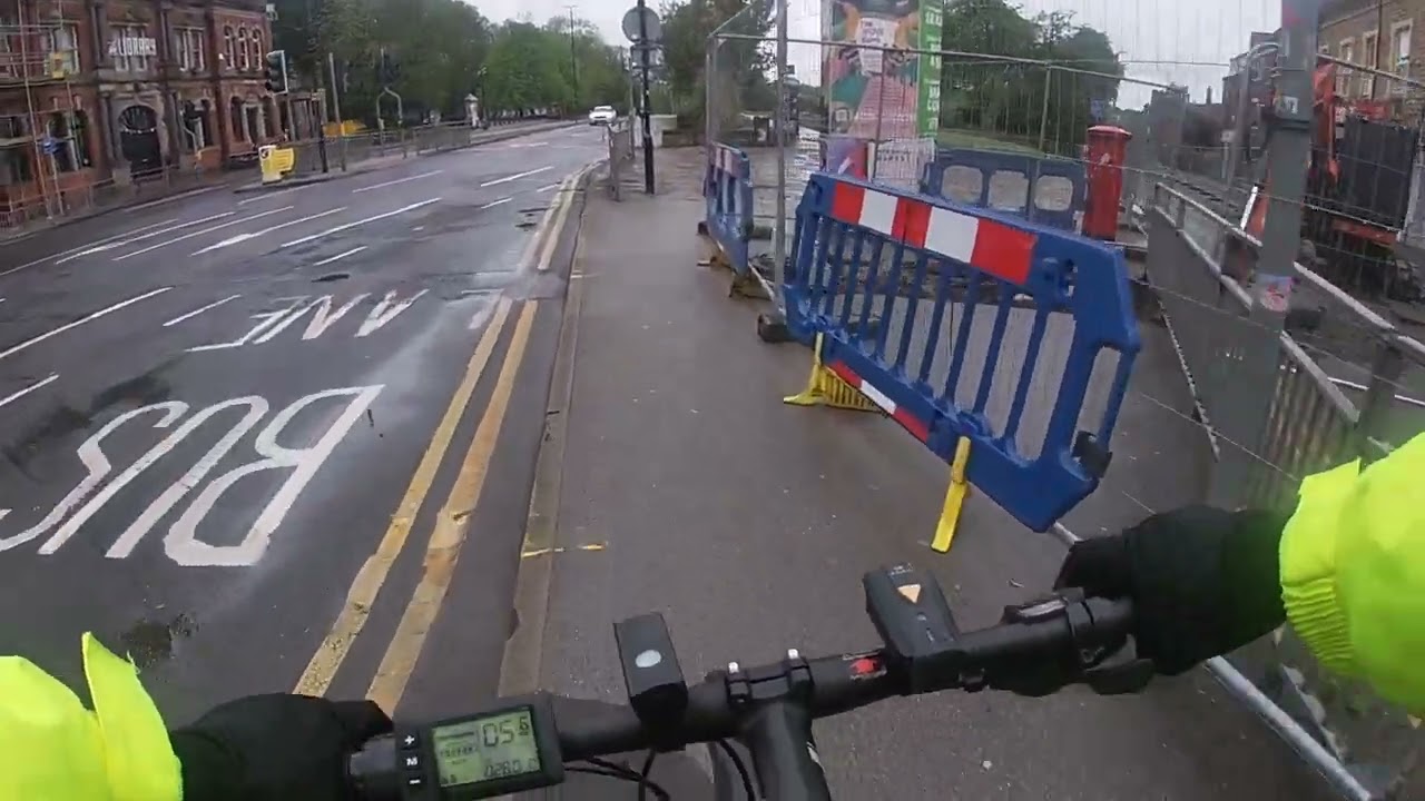 Ride home from work on my Kristal electric bike in Leeds (Street and City Sounds ASMR)