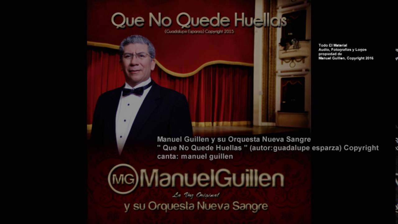 Manuel Guillen y su Orq  Nueva Sangre   DISCOGRAFIA 1, Copyright 2016