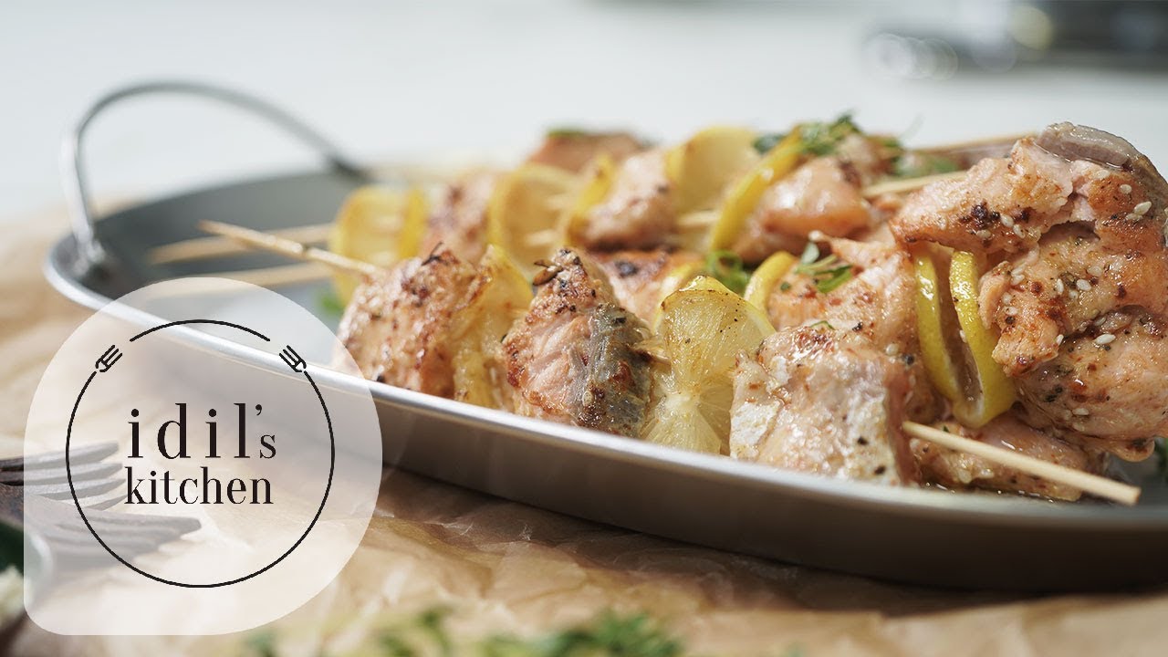 Lemon & Salmon Kebabs 🐟🍋 EASY & FAST | Idil's Kitchen
