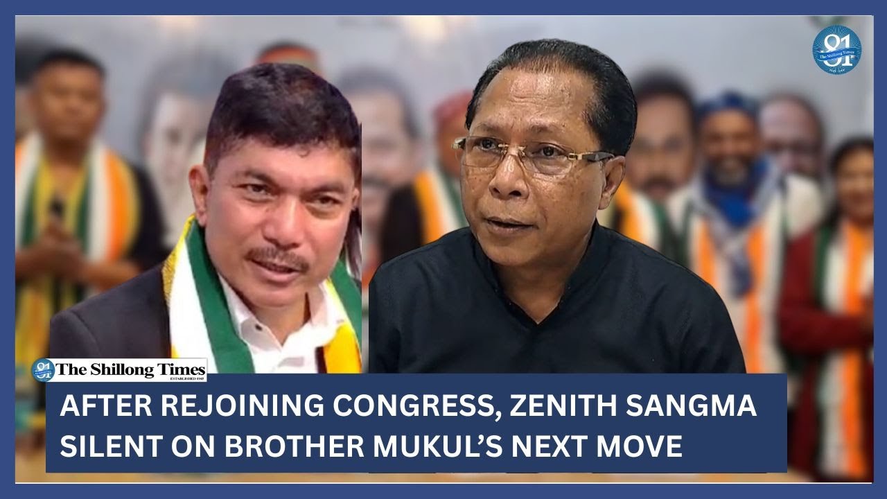 After rejoining Congress, Zenith Sangma silent on brother Mukul&rsquo;s next move