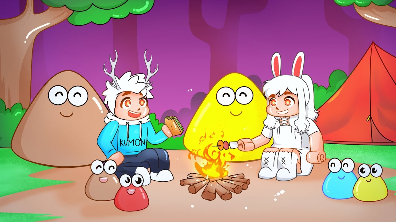 AKU & @AKUDAP BERKEMAH BARENG POU & POULINA! SERU BANGET! POU CHAPTER 3!