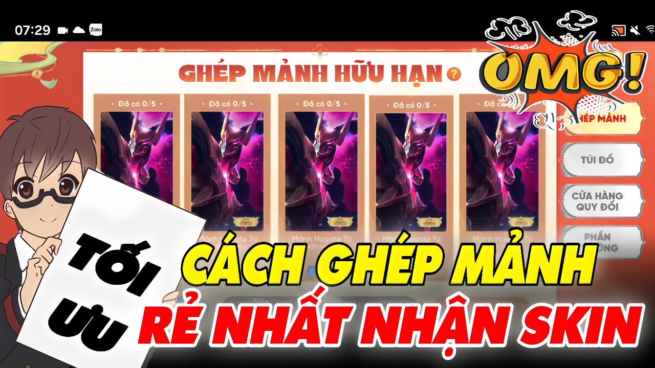 Liên Quân Mẹo Tối Ưu Ghép Mảnh Hữu Hạn Tết Bính Ngọ 2026 Lấy Skin Vip Rẻ Nhất