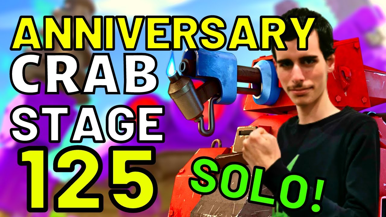 ANNIVERSARY MEGA CRAB STAGE 125 | SOLO | GLOBAL 1⚓Boom Beach Attack Strategy | Ray