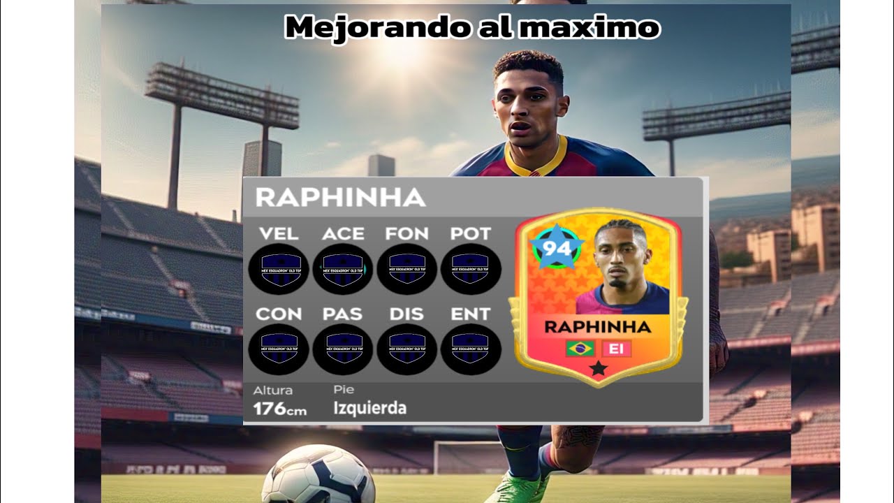 Mejorando al máximo ah RAPHINHA // Dream League soccer//dls25//.