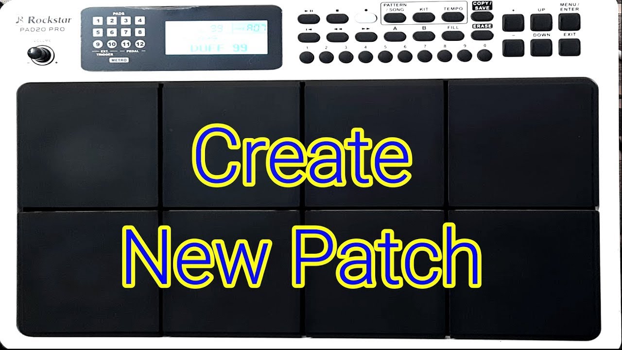 Rockstar Pad 20 Pro ! How to create New Patch ! Naya Patch Banana Seekho ! Octapad Lessons