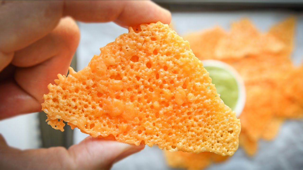 Кето-чипсы 0 CARB | СУПЕР ХРУСТЯЩИЕ низкоуглеводные сырные чипсы для кето-диеты
