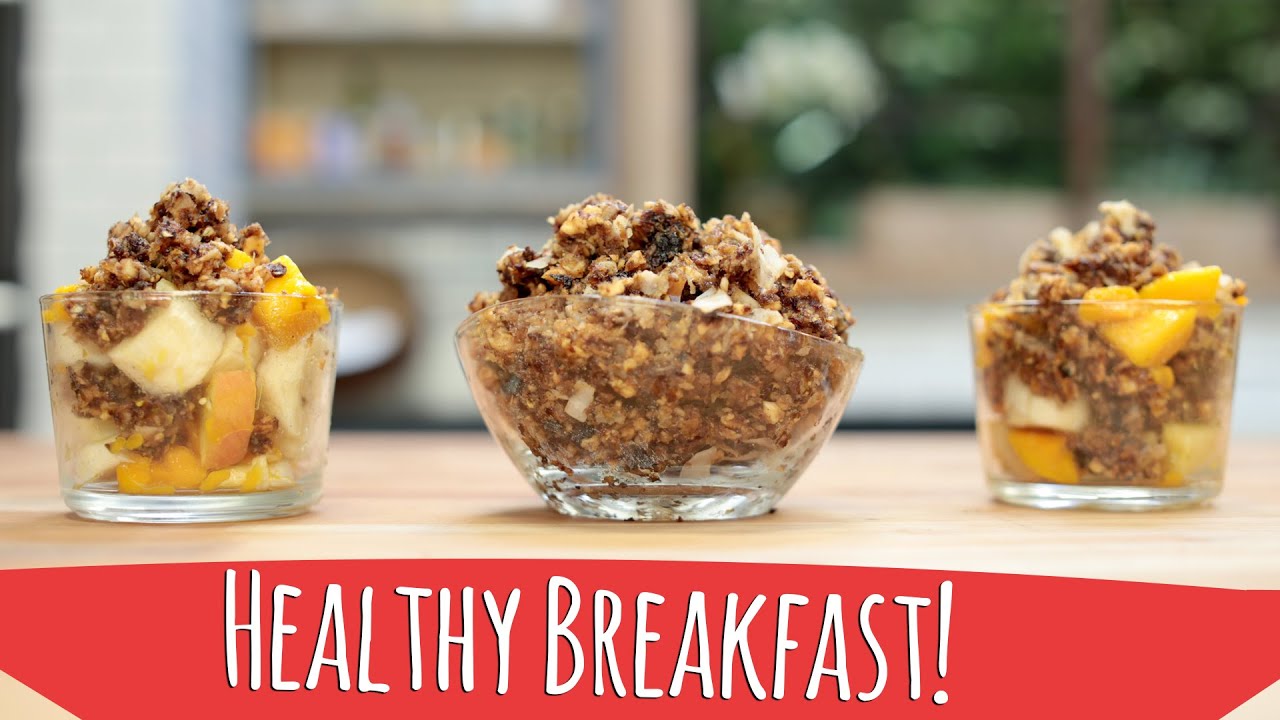 EASY AND HEALTHY BREAKFAST ! Raw Vegan Granola