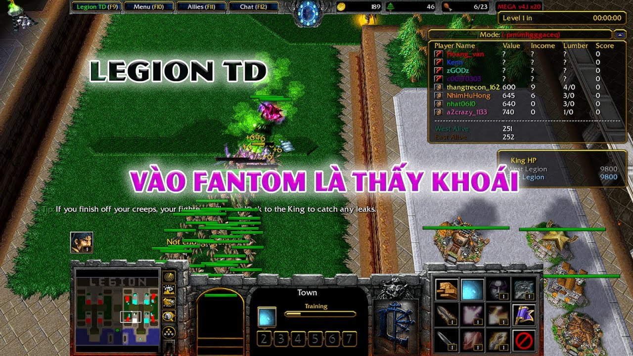 Legion Td - Gà vịt mà vào Ft thì quá đã