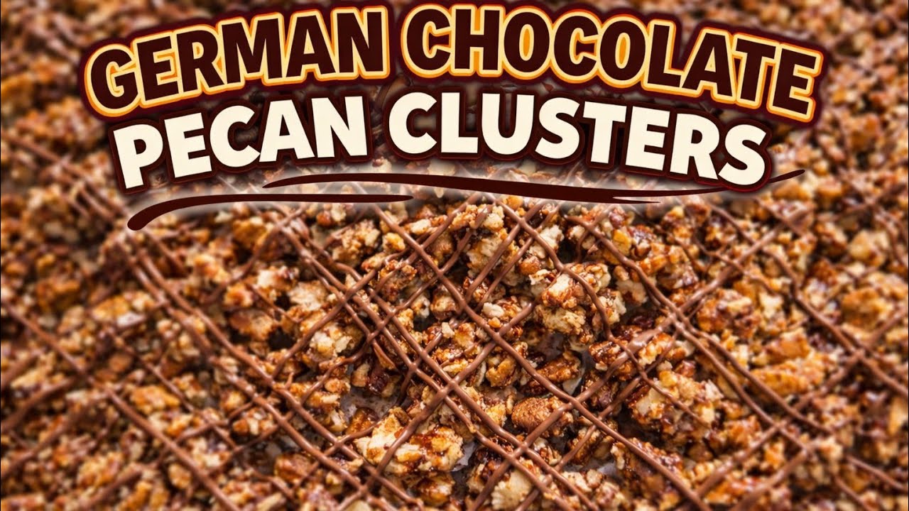 GERMAN CHOCOLATE PECAN CLUSTERS 