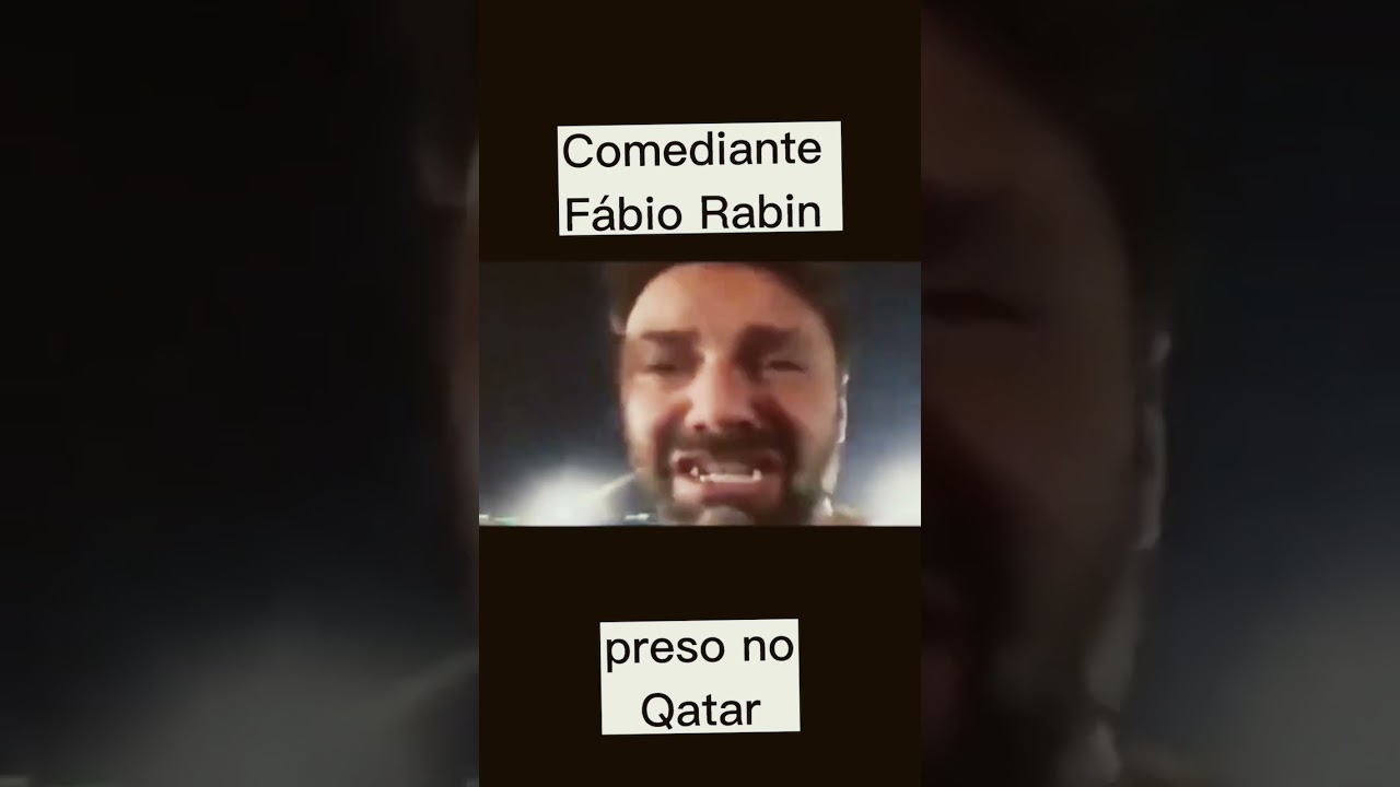 F&aacute;bio Rabin &eacute; preso e faz live chorando na Copa do Catar #ComedianteTriste @ProgramaPanico