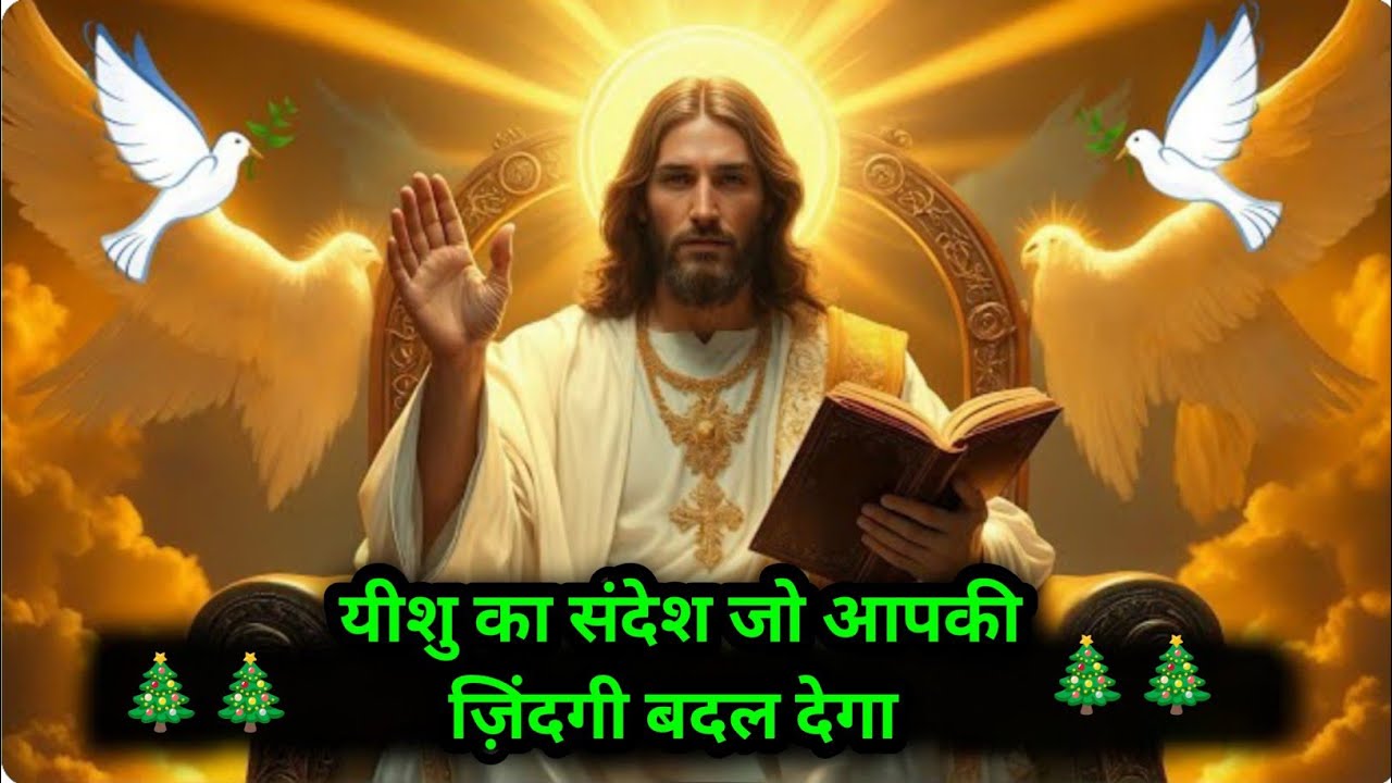 🔥 यीशु का संदेश जो आपकी ज़िंदगी बदल देगा 👋 इस संदेश को जरूर देखे 🚨 #viral #motivation #jesus 