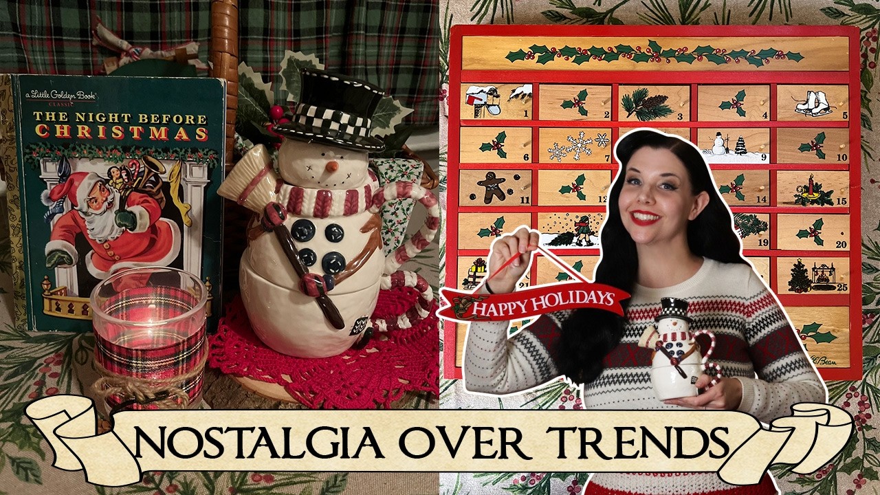 LET'S NORMALIZE THRIFTING CHRISTMAS DECOR + GIFTS🎁Cozy Nostalgic Decorating Ideas