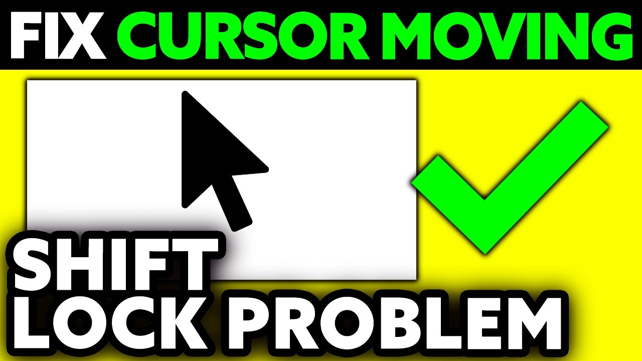 How To FIX Cursor Moving With Shift Lock Problem Roblox (2025) - Step by Step