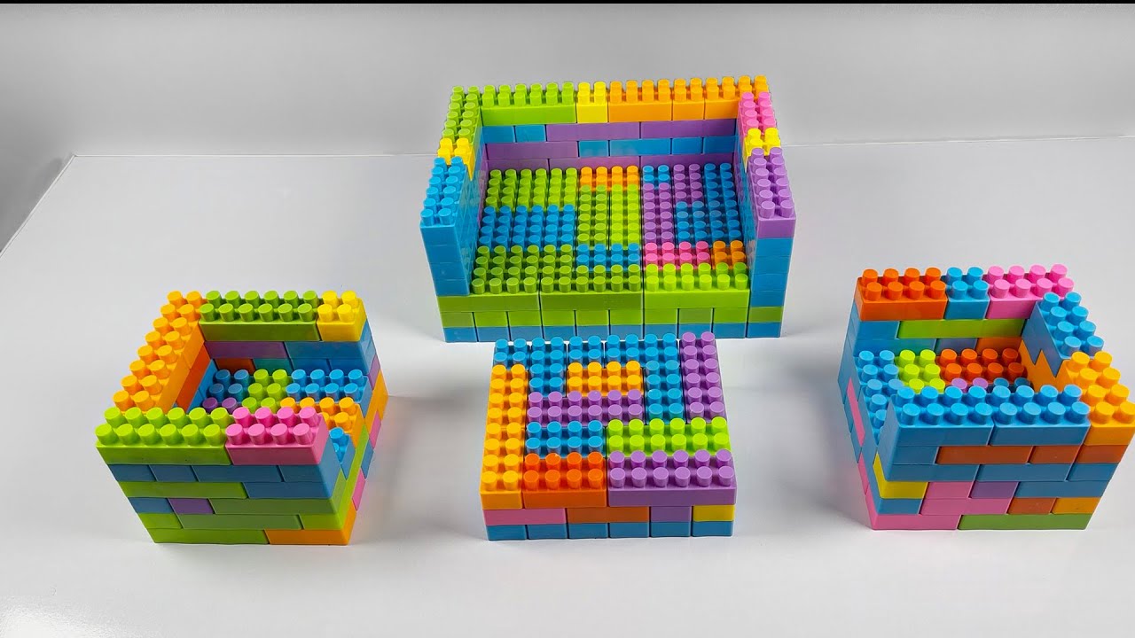 Satisfying Lego Sofa & Table Build | DIY Blocks ASMR for Relaxation #legobuild | Building Blocks