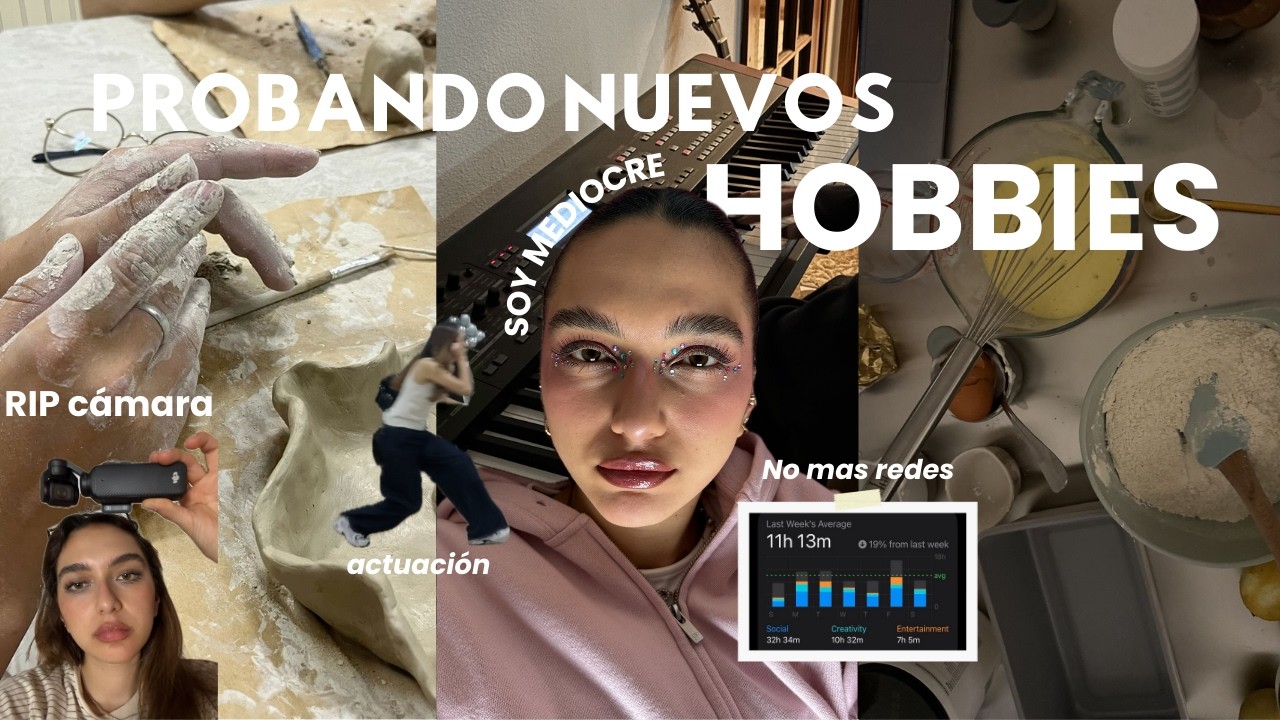 Ser mediocre está bien: probé hobbies nuevos y todo salió mal.