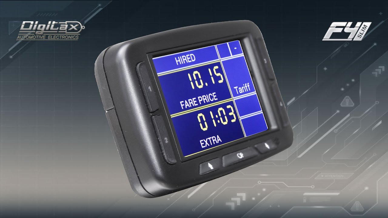The F4 Smart Taximeter represent the state of the art and new generation of smart taximeters