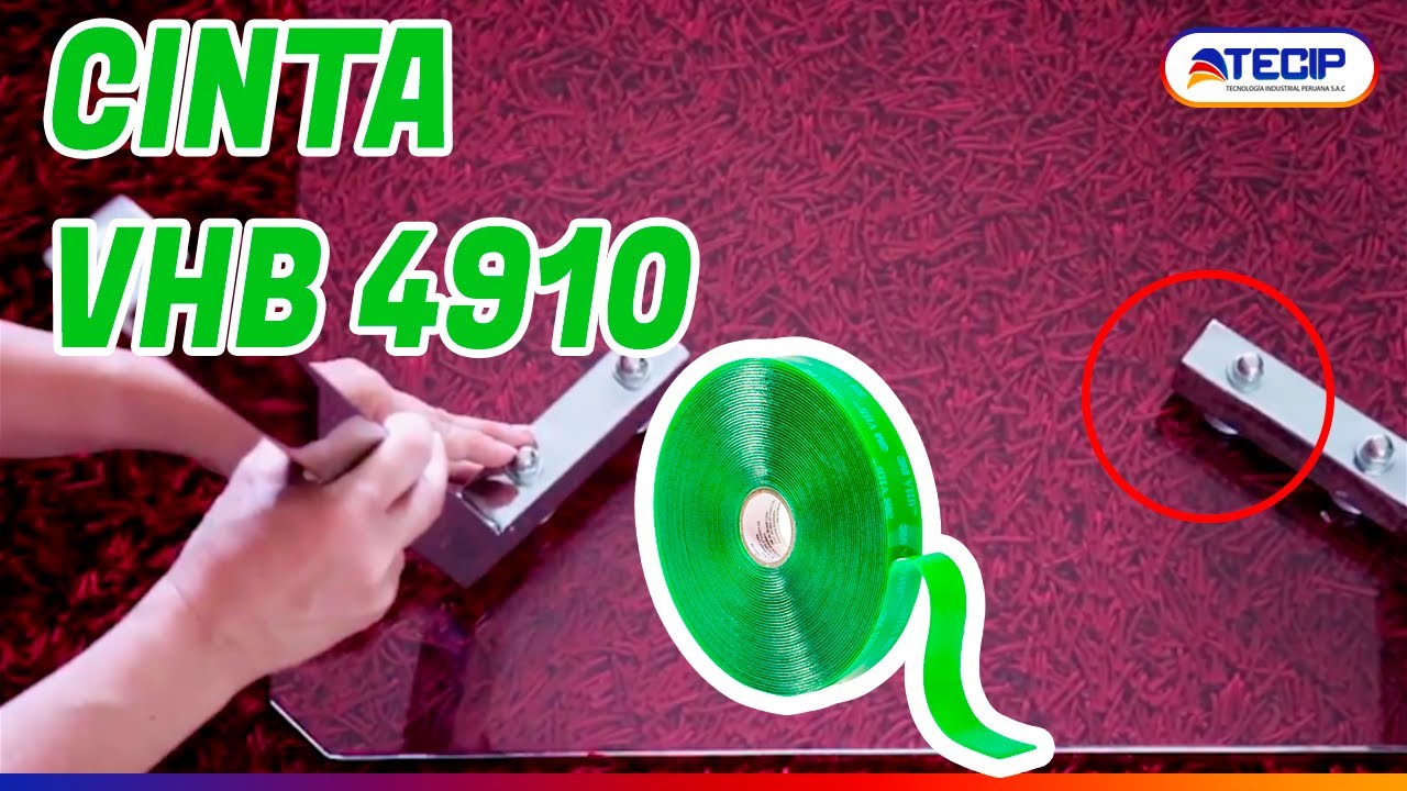CINTA VHB 4910 3M | cinta invisible para dobladillos,cortinas, muebles | ¿para que sirve?