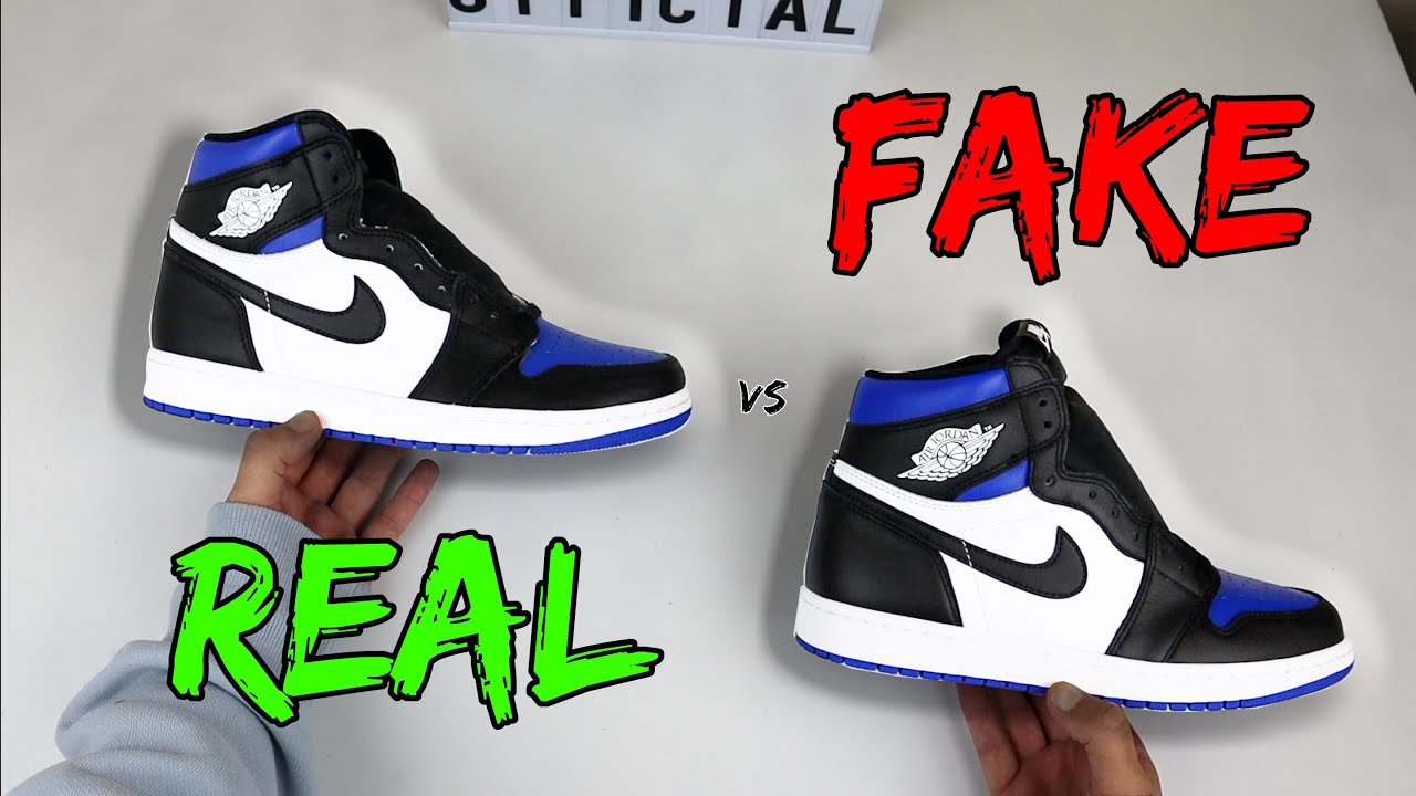 НАСТОЯЩИЕ ИЛИ ПОДДЕЛКИ! СРАВНЕНИЕ КРОССОВОК NIKE JORDAN 1 ROYAL TOE + РОЗЫГРЫШ!