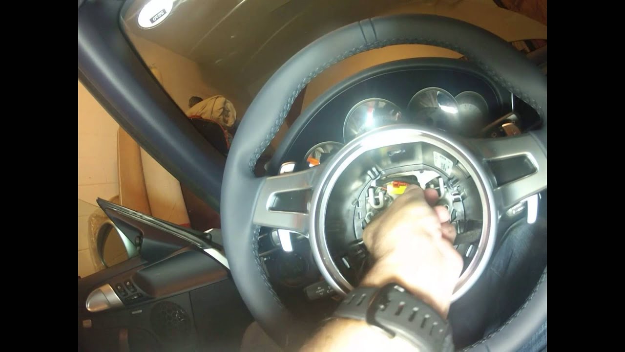 Porsche Steering Wheel Swap with Paddleshifter