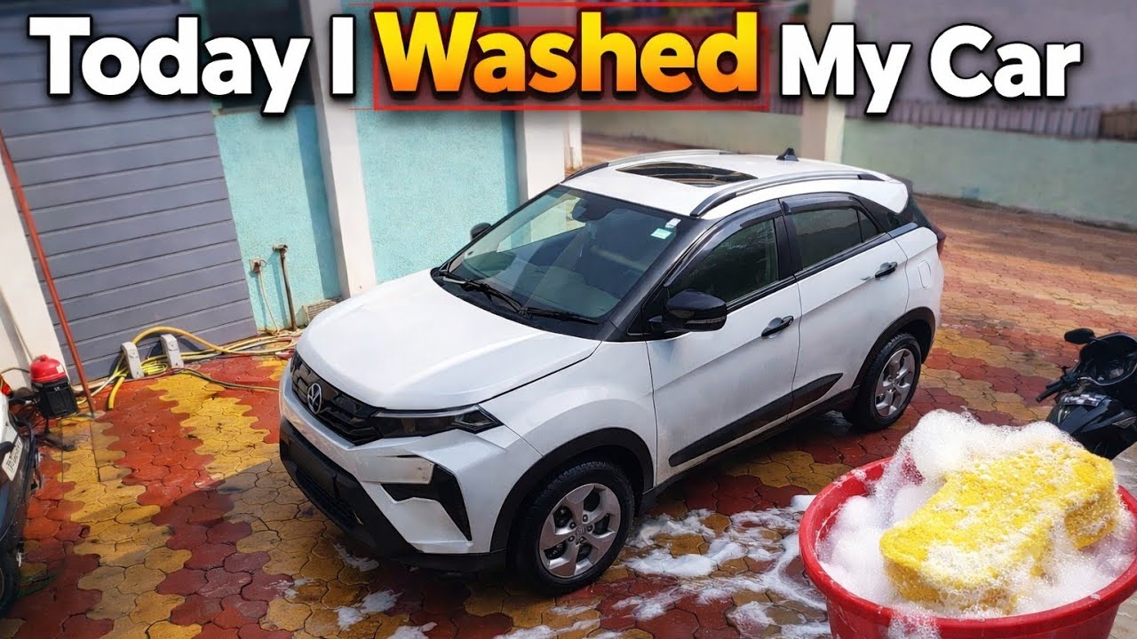 Today I Washed My Car 🌊❤️
