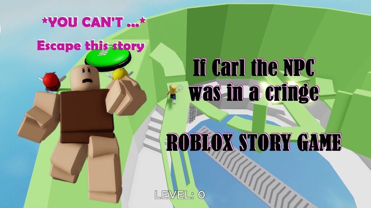Если бы Карл был NPC в сюжетной игре Cringe Roblox