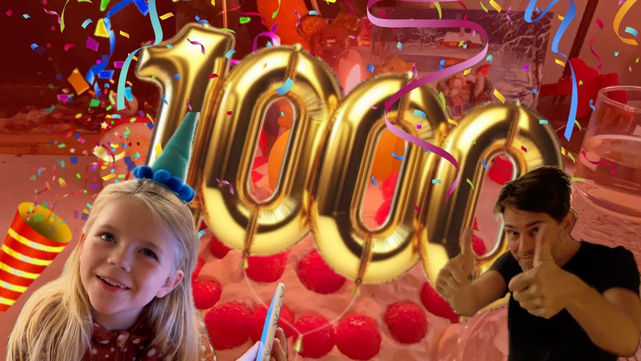1000 prenumeranter! 🥳