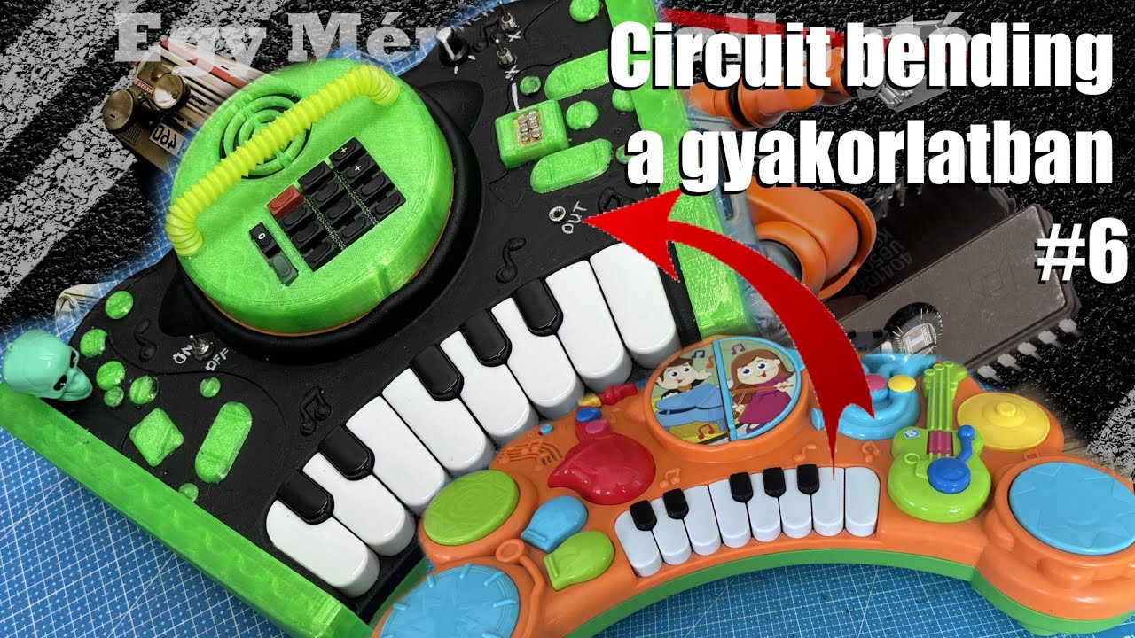 A neonzöld sosem megy ki a divatból! - Circuit bending a gyakorlatban #6