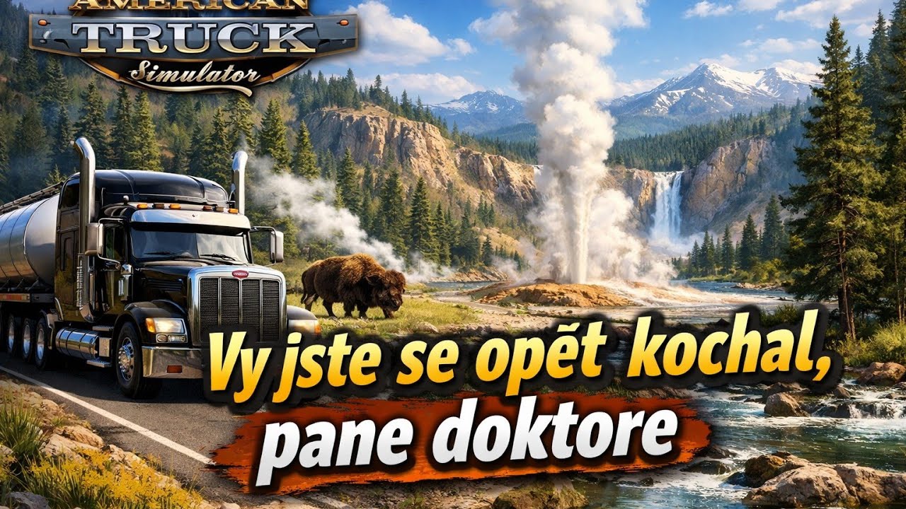 Narazil jsem do klády #americantrucksimulator #ats #duchodcizwise