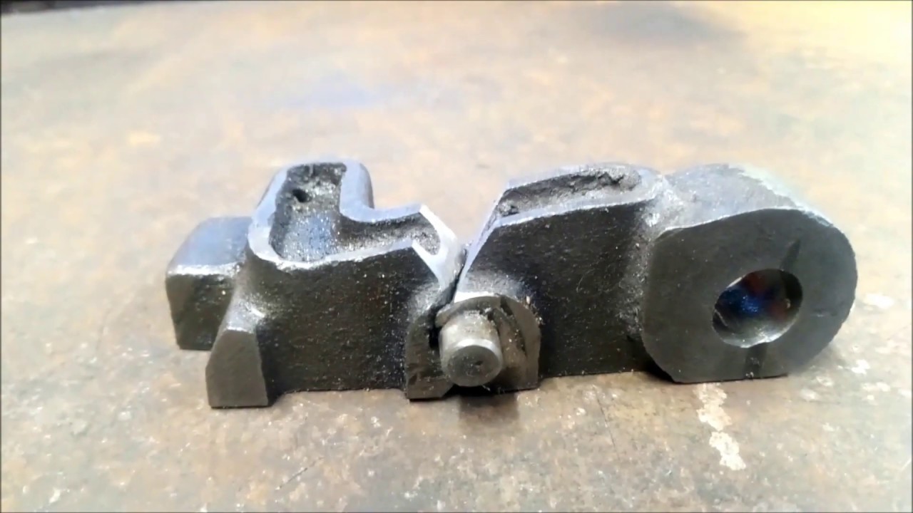 Cast iron weld repair on a South Bend 9 inch cast iron half nut
