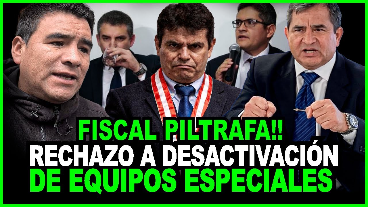 😱ESC&Aacute;NDALO EN FISCALIA! TOMAS GALVEZ ANULA EQUIPOS ESPECIALES OPINAN HILARIO ROSALES-RAUL SAMILLAN